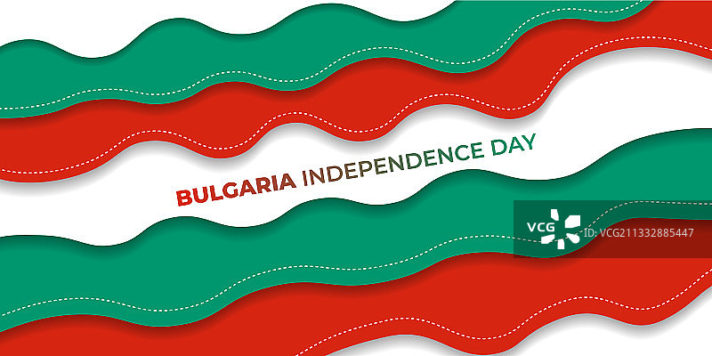 保加利亚红绿纸剪背景设计图片素材