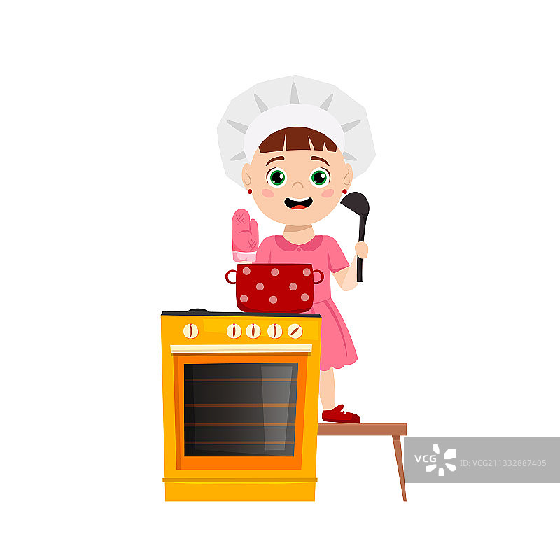 小女孩的行为图片素材