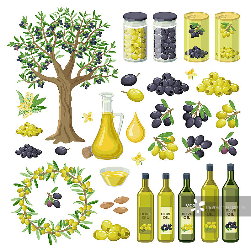 橄榄食品产品大合集图片素材