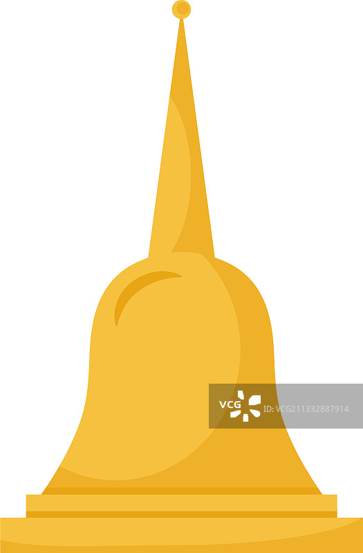 金色铃铛宋干节独立图标图片素材