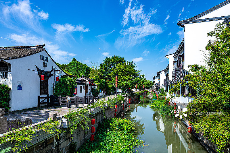 上海嘉定州桥老街图片素材