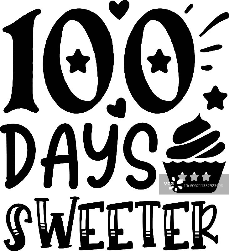 开学倒计时100天甜蜜文件图片素材