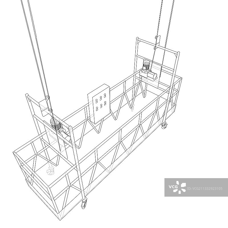 空建筑电梯图片素材