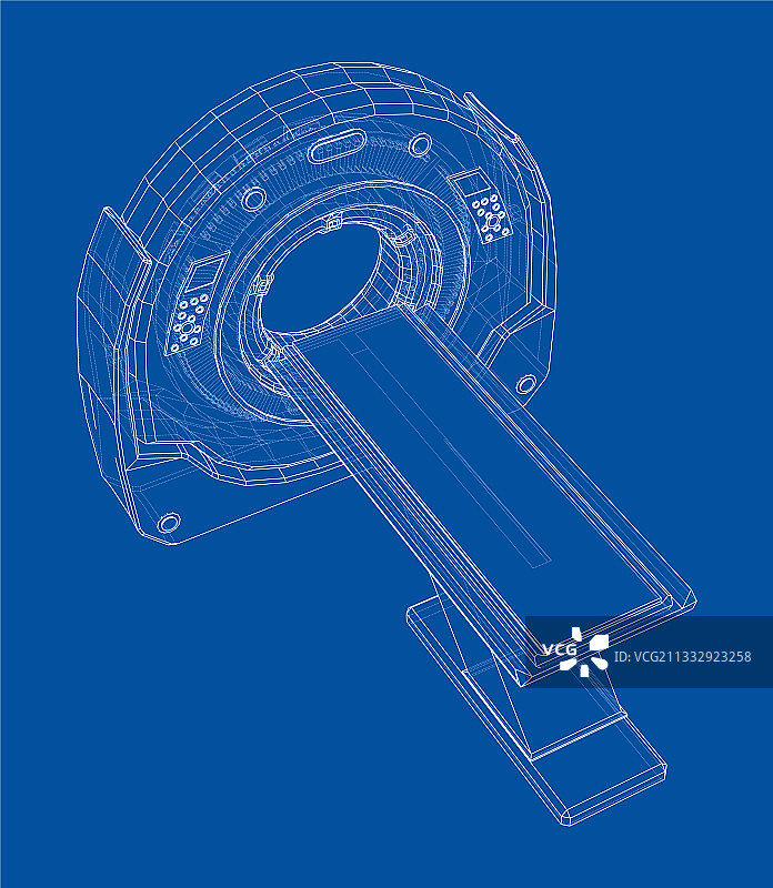 3D核磁共振成像机器图片素材