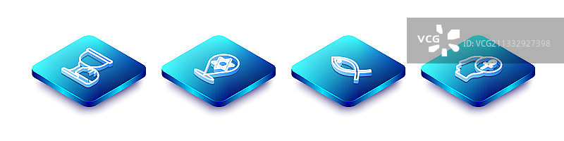 2.5D线性风格圣杯星星图标图片素材