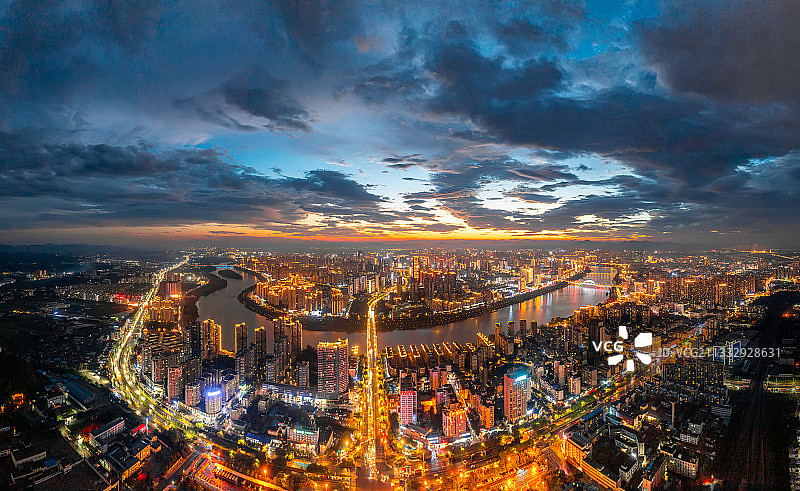 赣州全景图片素材