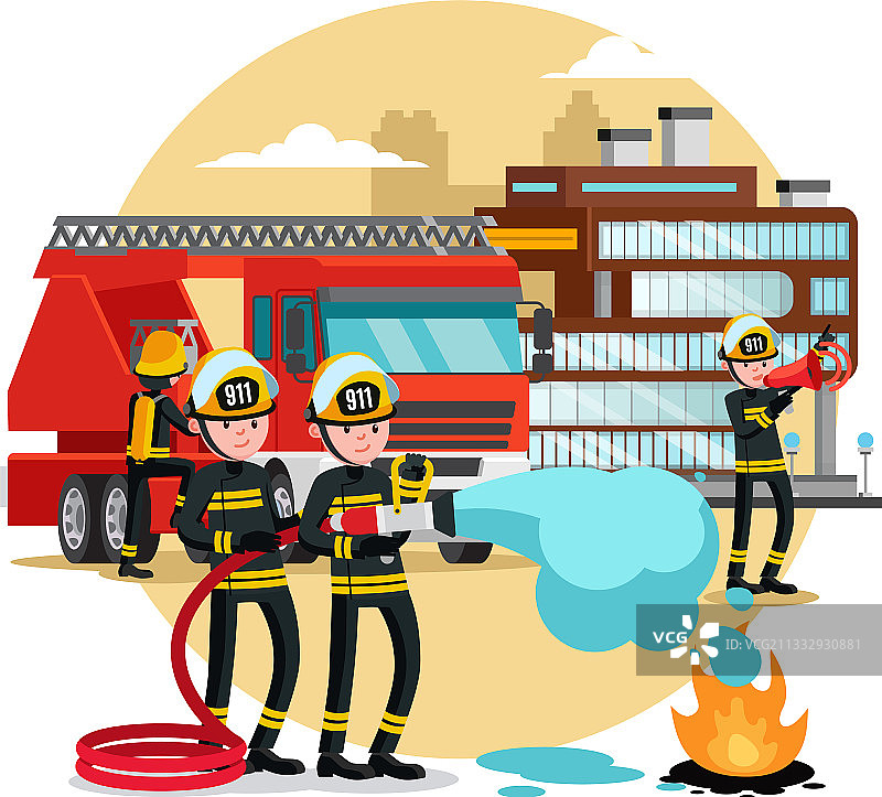 消防安全模板图片素材