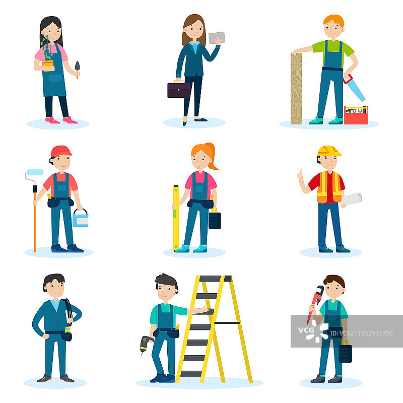 建筑团队合集图片素材