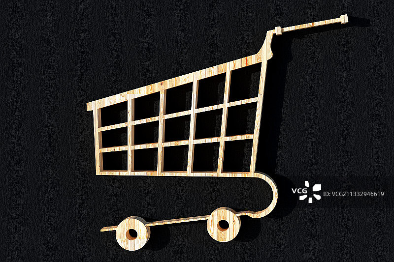 3D购物车图片素材