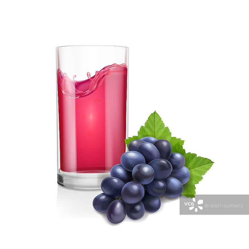 黑葡萄和红葡萄酒图片素材