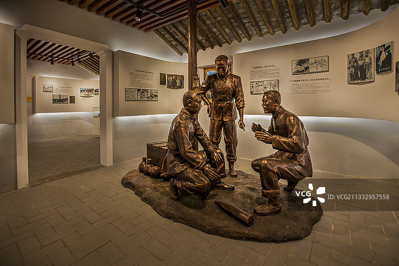 上海崇明革命烈士展览纪念雕塑 崇明县烈士馆 上海图片素材