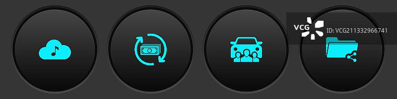 音乐流媒体服务退款汽车图片素材