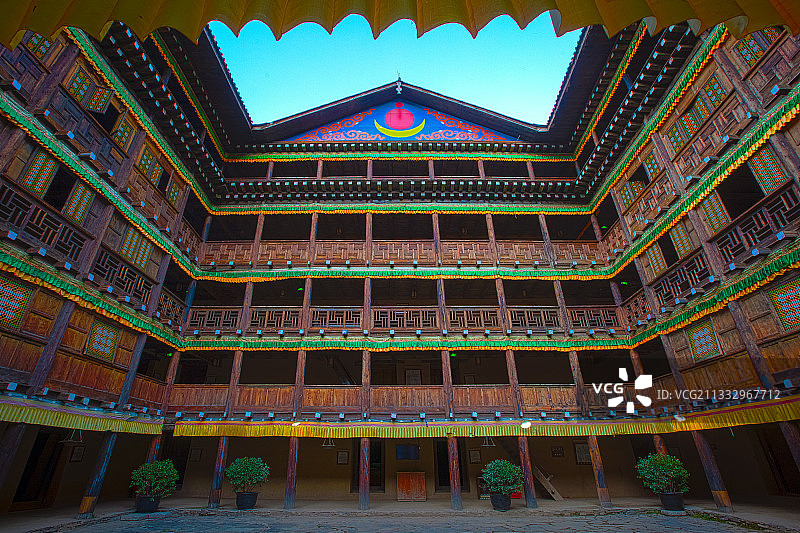 四川马尔康卓克基土司府图片素材