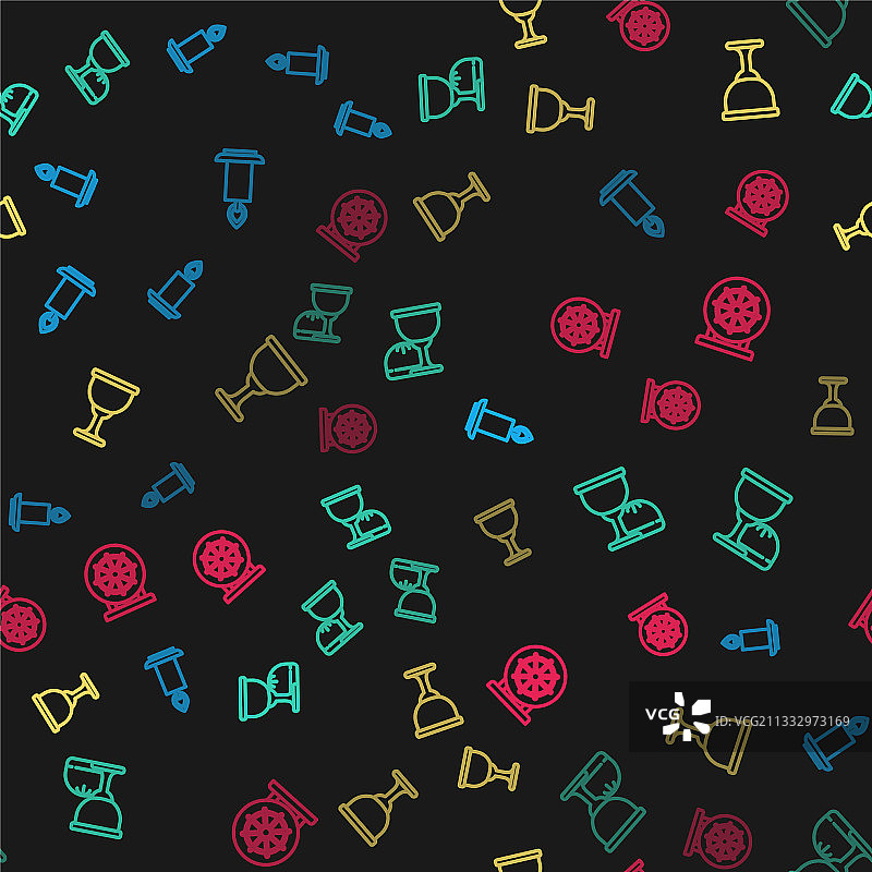 燃烧的蜡烛圣杯图片素材