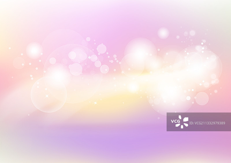 粉红色和金色抽象彩色模糊图片素材