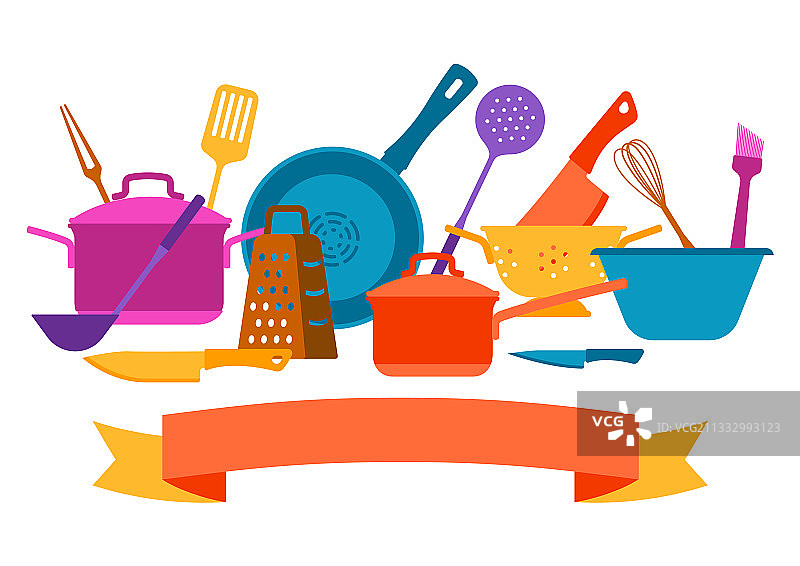 厨房用具背景图片素材
