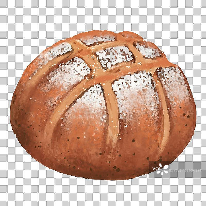 圆面包图片素材