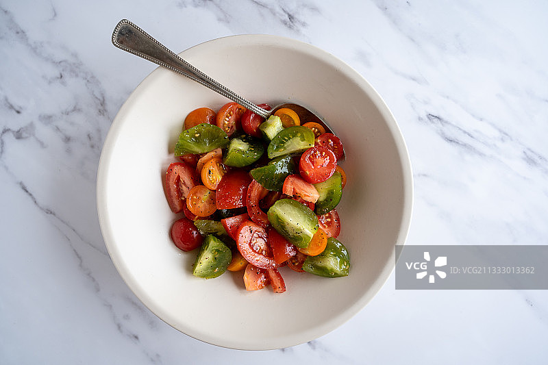 阿姆斯特丹餐桌碗中食物俯视图，荷兰图片素材