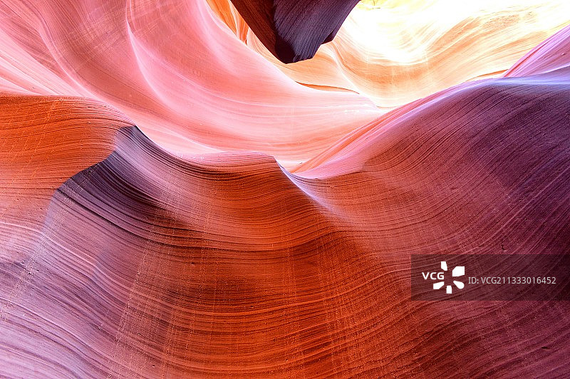 岩层的低角度视图图片素材