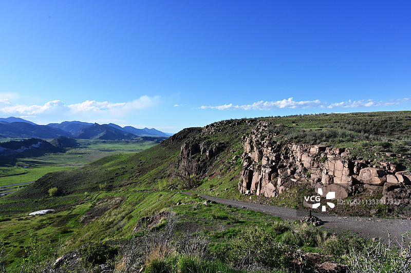 美国科罗拉多州金色风景图片素材