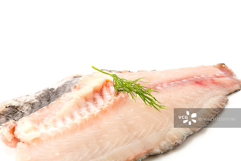 白色背景上的罗非鱼图片素材