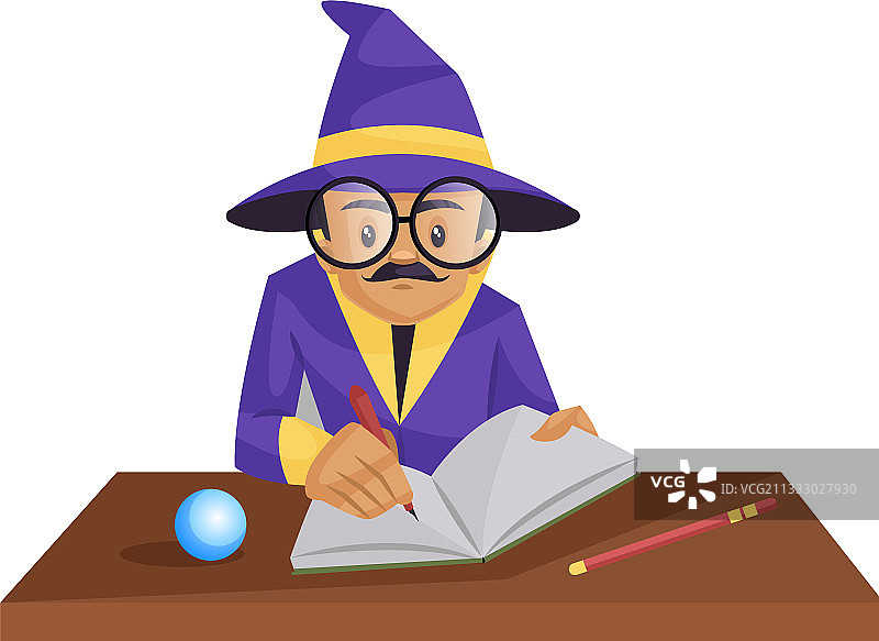 占星家卡通图片素材