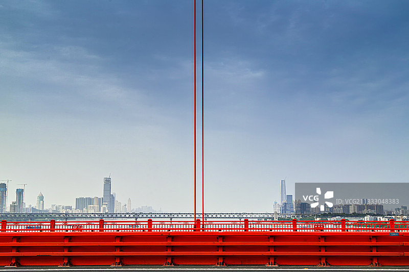 鹦鹉洲长江大桥图片素材