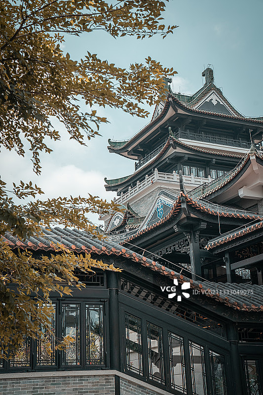 广州西关-永庆纺-粤剧博物馆图片素材