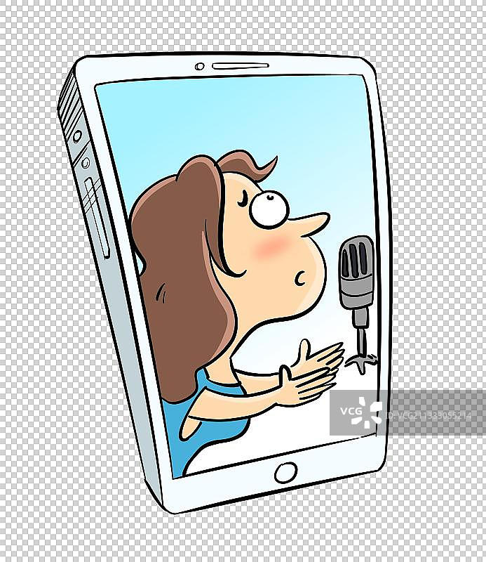 女主播图片素材