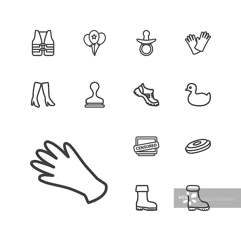 橡胶图标图片素材