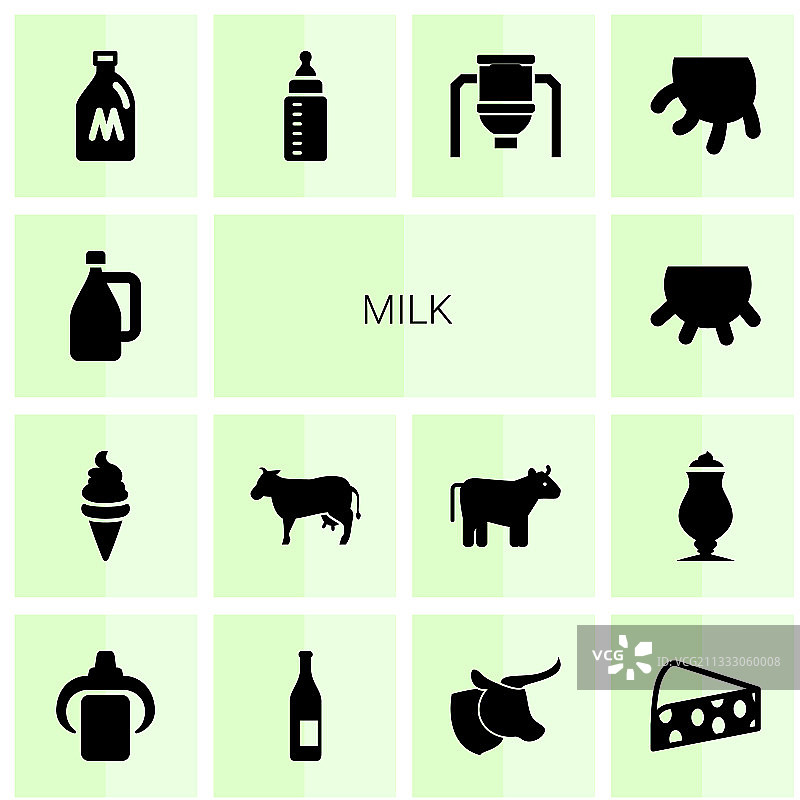 牛奶图标图片素材