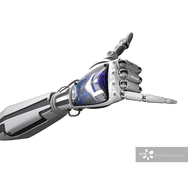 人工智能机器手图片素材