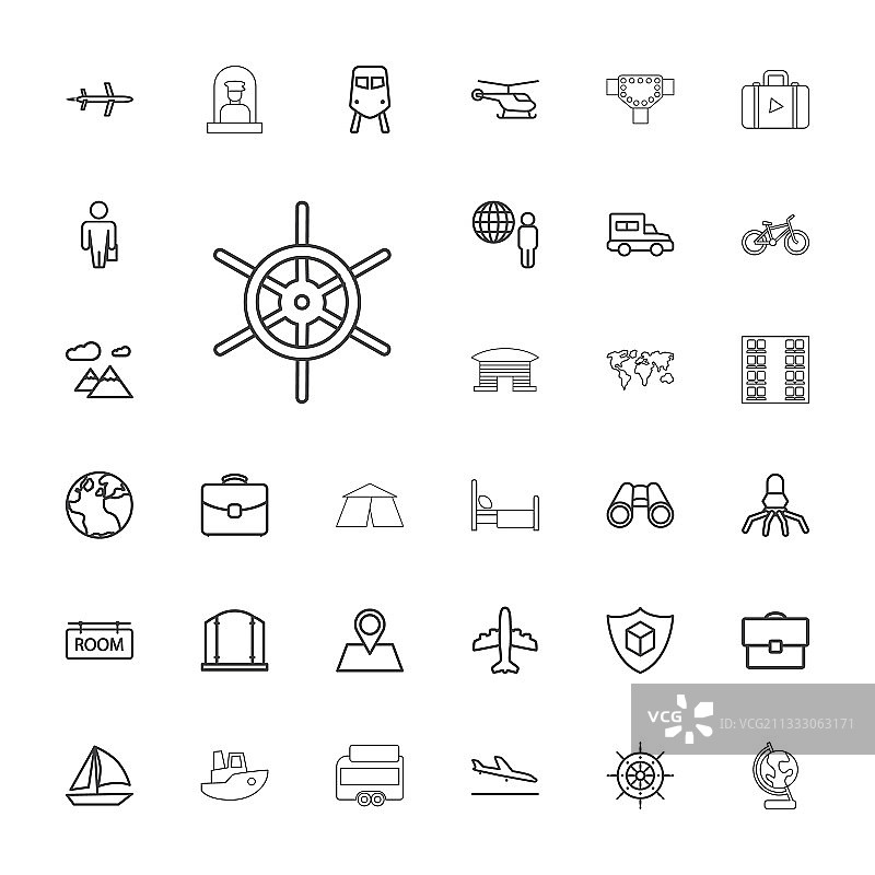 旅游的图标图片素材