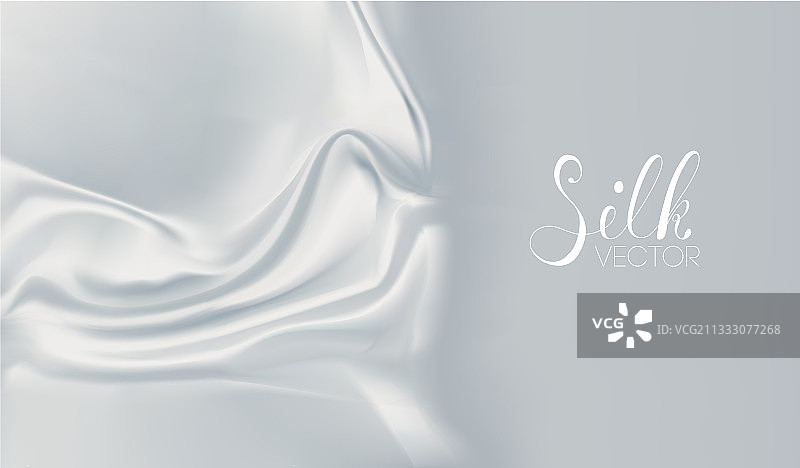 白色丝绸布料背景光波图片素材