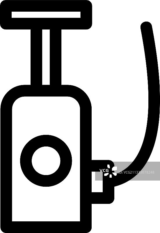 泵图标或徽标孤立符号图片素材