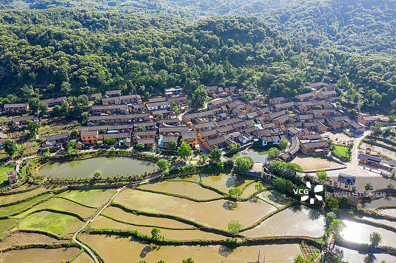 信阳，新县，田铺大湾，旅游，乡村图片素材