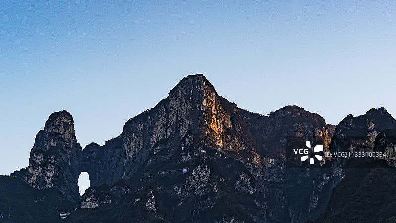 2020年11月拍摄于湖南张家界天门山图片素材