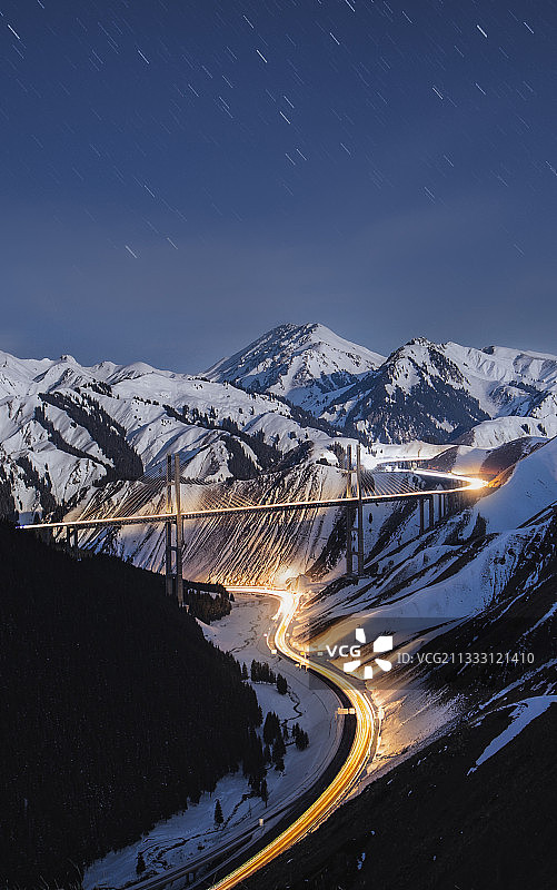 果子沟大桥图片素材