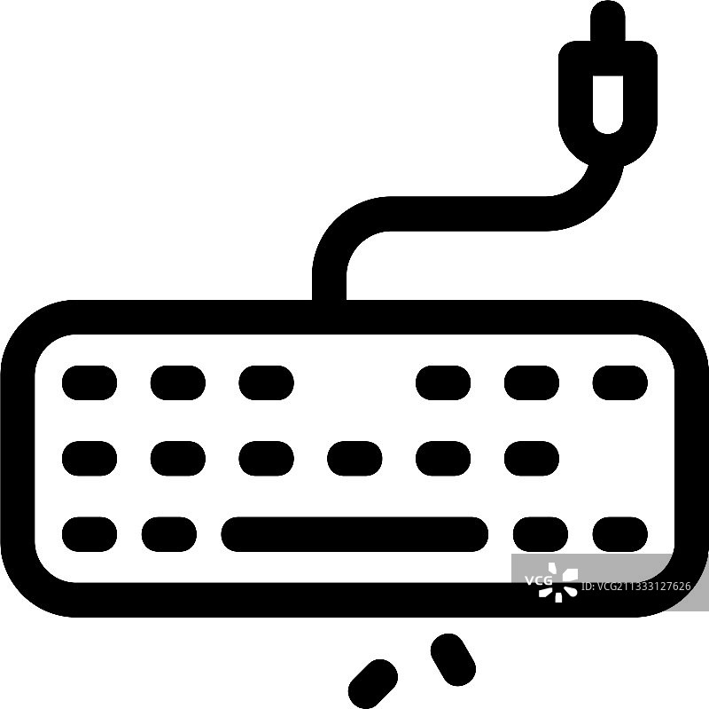 键盘图标或Logo独立符号图片素材