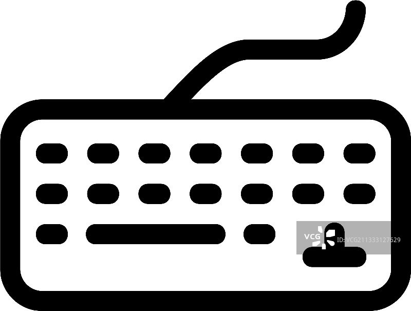 键盘图标或Logo独立符号图片素材