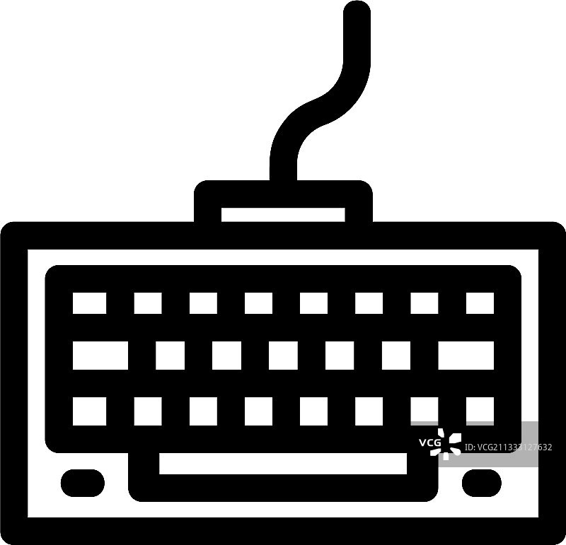 键盘图标或Logo独立符号图片素材