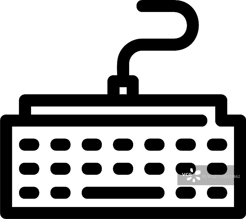 键盘图标或Logo独立符号图片素材