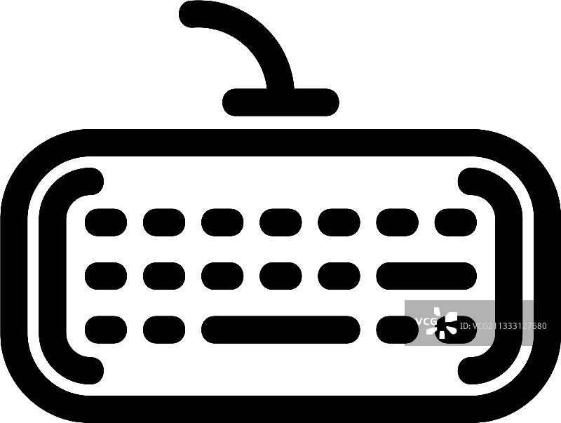 键盘图标或Logo独立符号图片素材