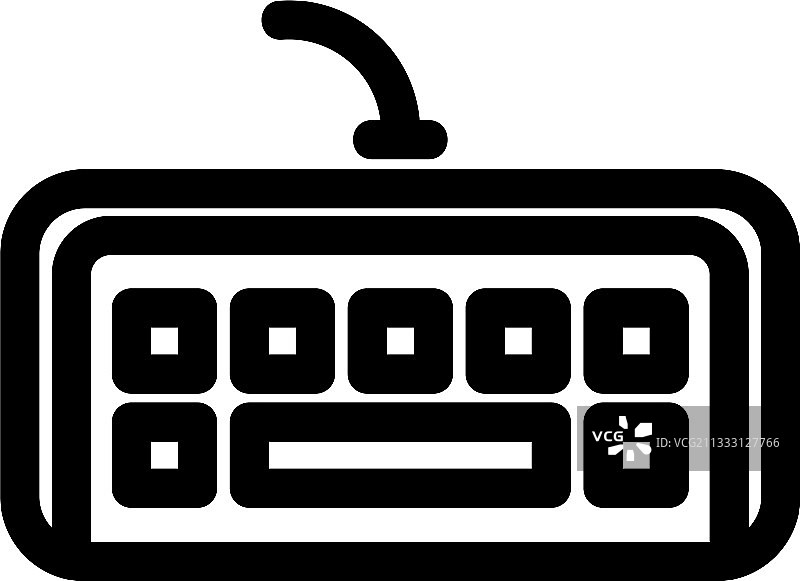 键盘图标或Logo独立符号图片素材