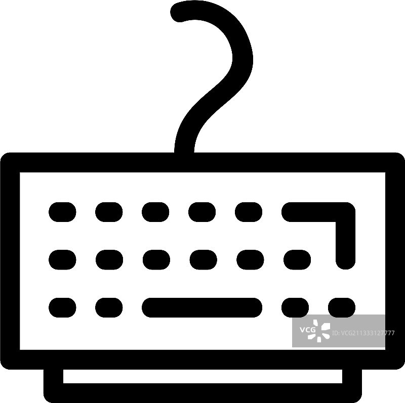键盘图标或Logo独立符号图片素材