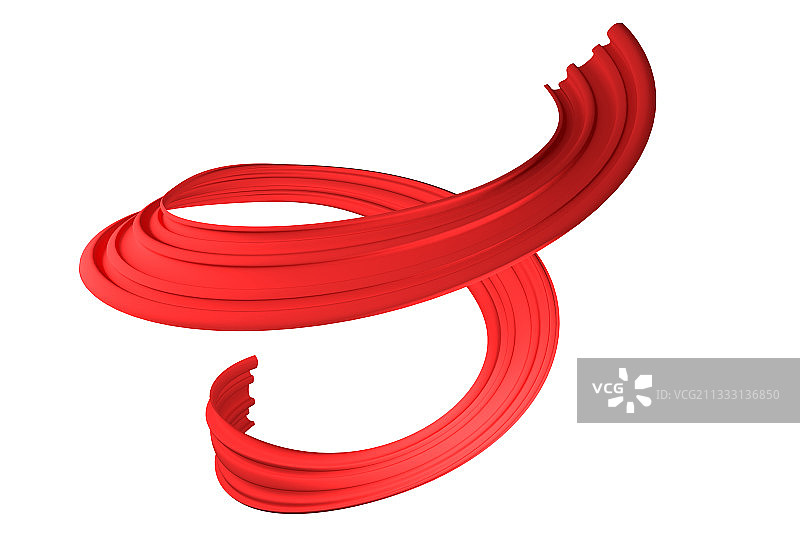 飘动的红绸图片素材