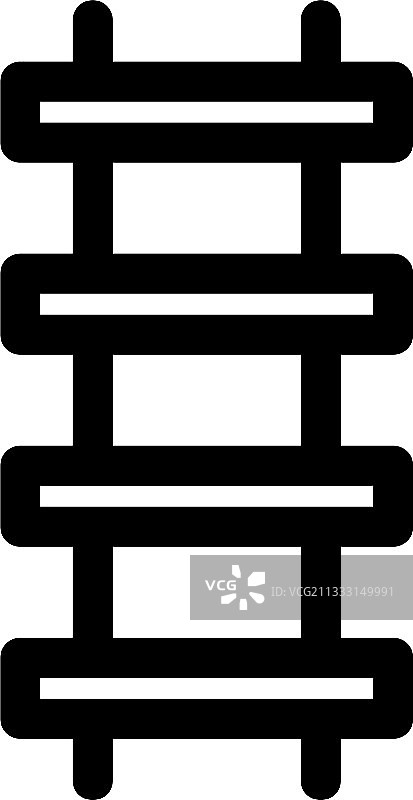 楼梯图标或标志（独立符号）图片素材