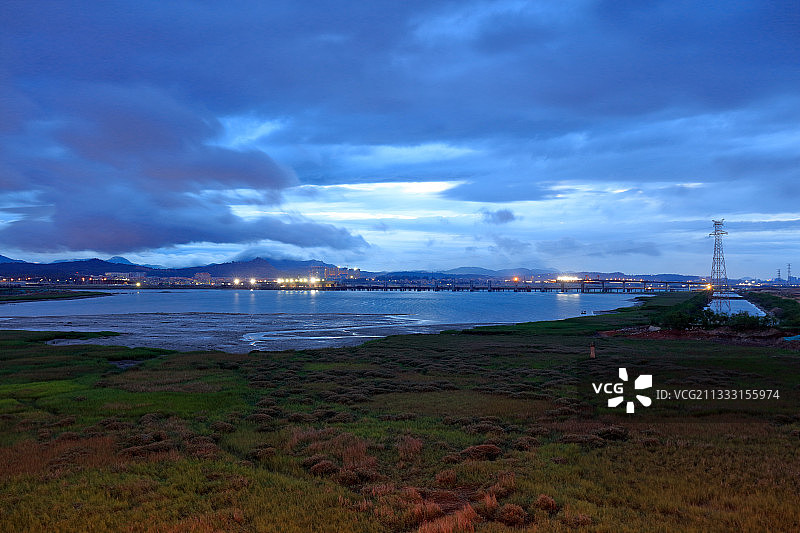 大嶝岛黎明图片素材