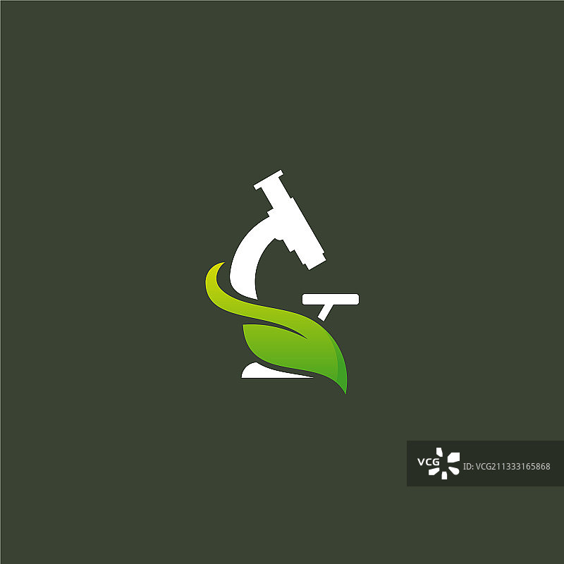 自然实验室logo设计，科学logo图片素材