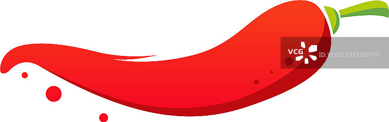 香辣辣椒标志设计图片素材